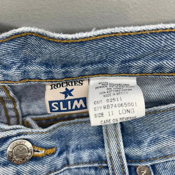 Rockies Slim High Waisted Straight Leg Jeans Style RB74065001 Cut 02511 - Picture 7 of 9